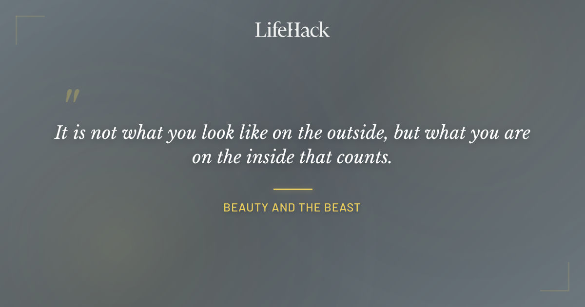 Quote by Beauty and the Beast