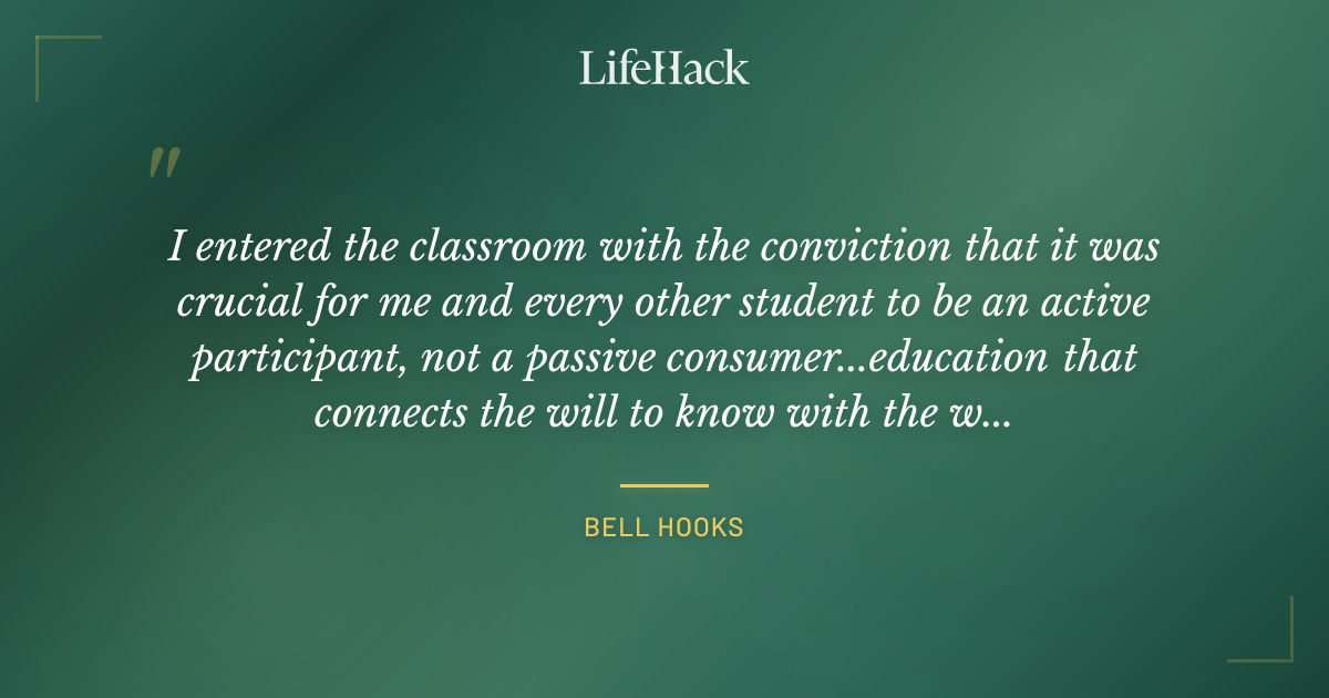 Quote by Bell Hooks
