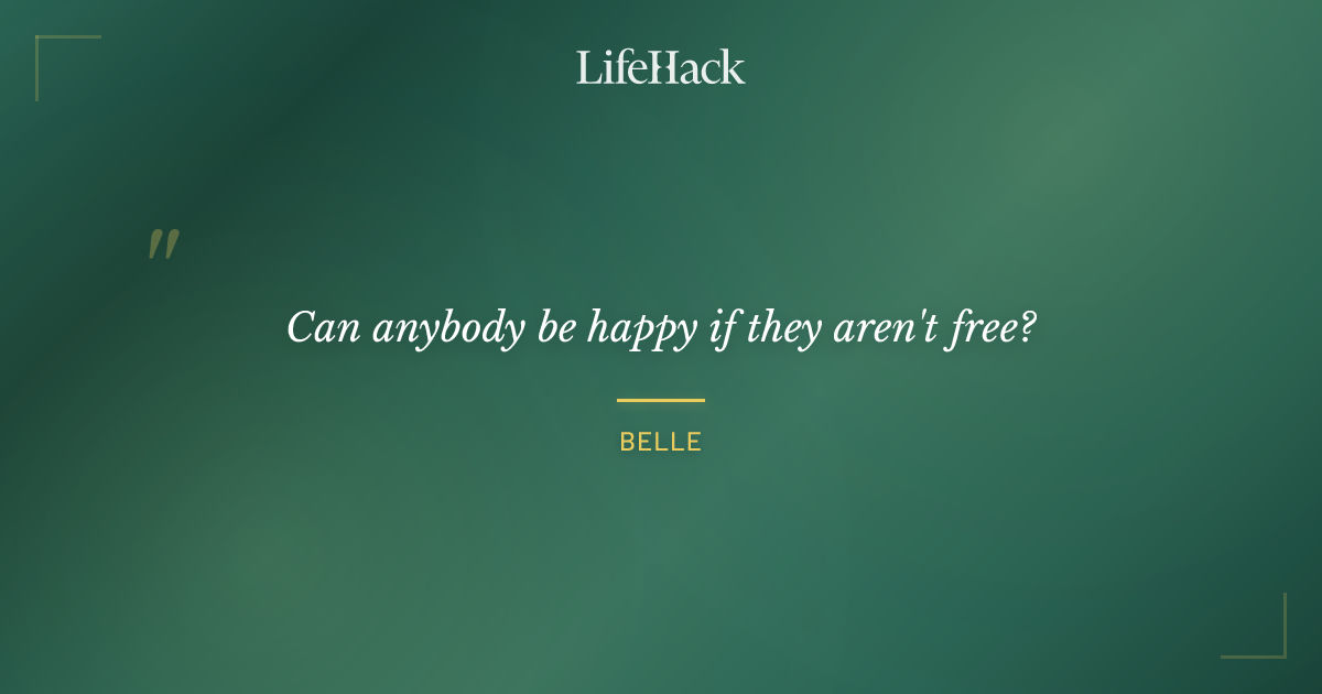 Quote by Belle