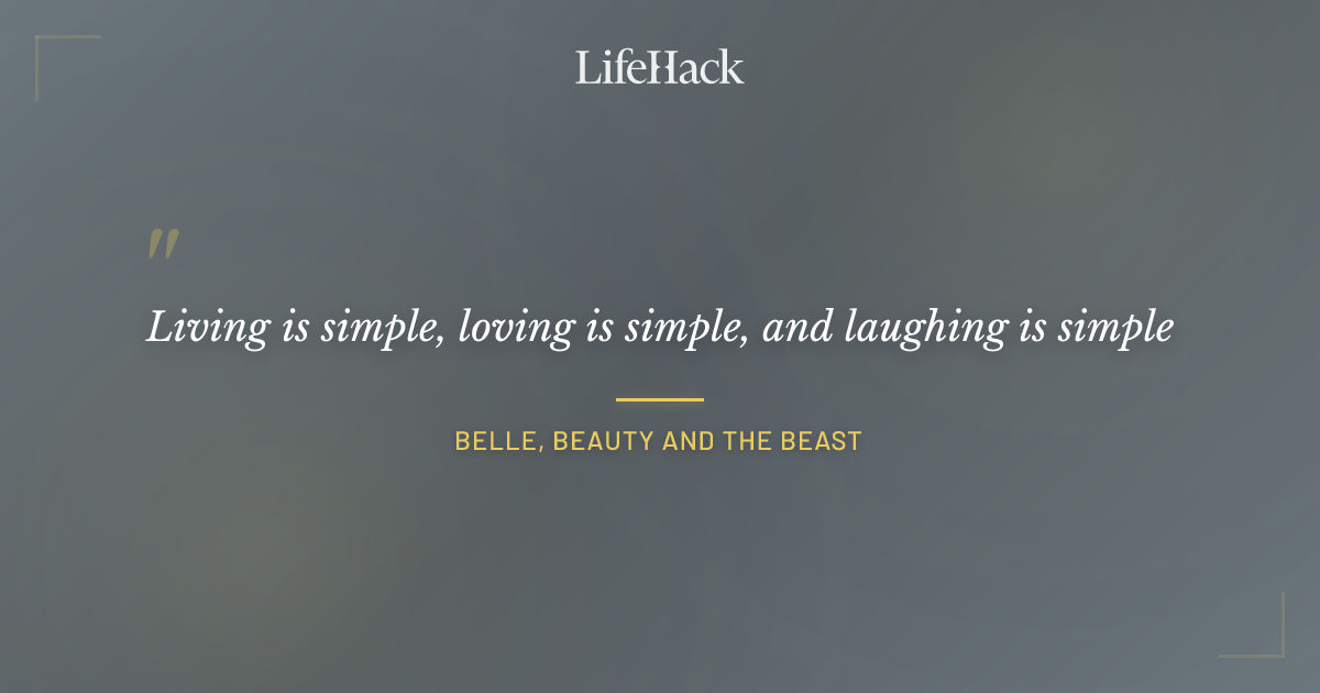 Quote by Belle, Beauty and the Beast