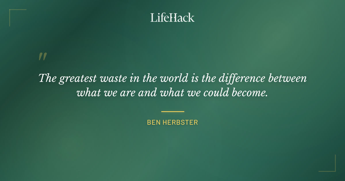 Quote by Ben Herbster