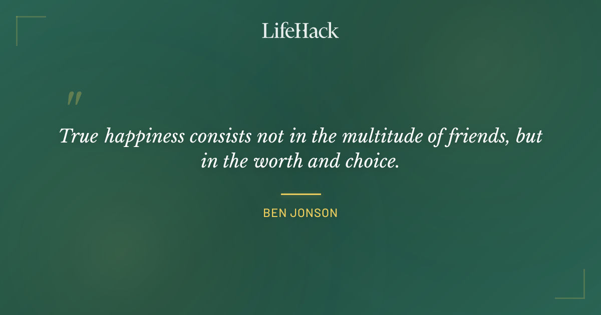 Quote by Ben Jonson