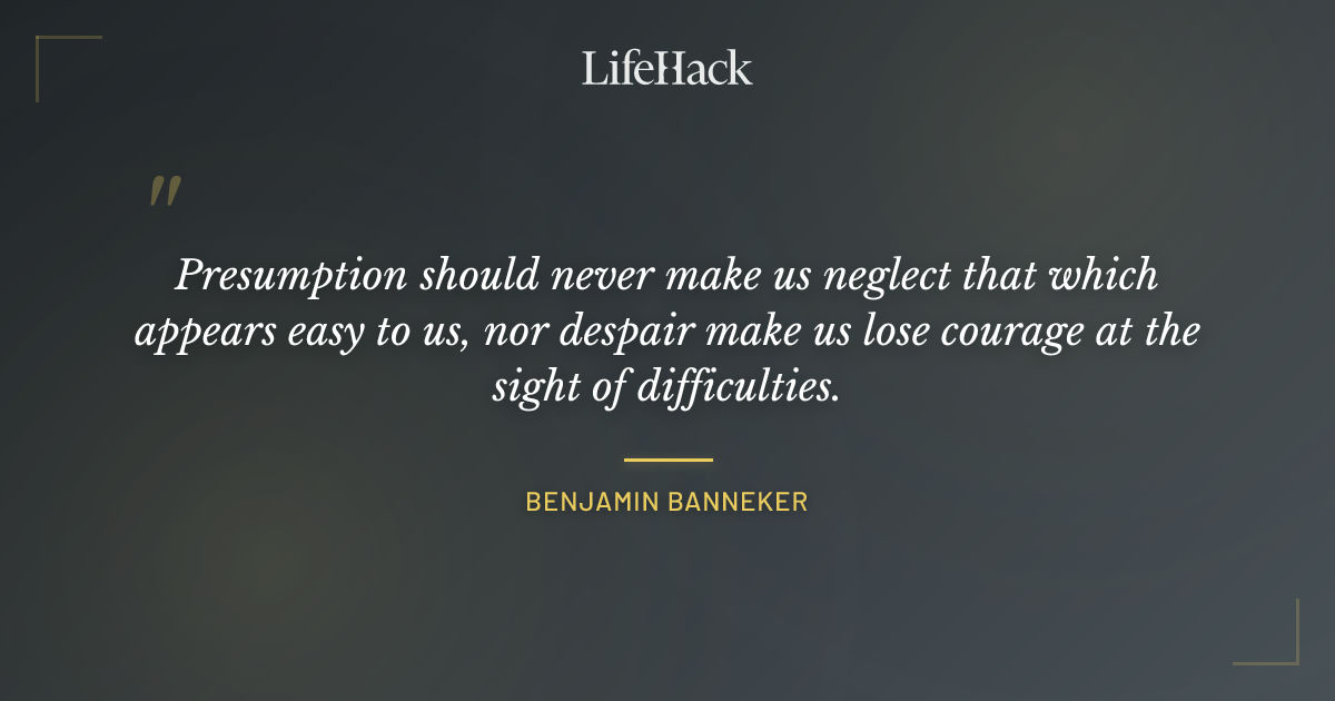 Quote by Benjamin Banneker