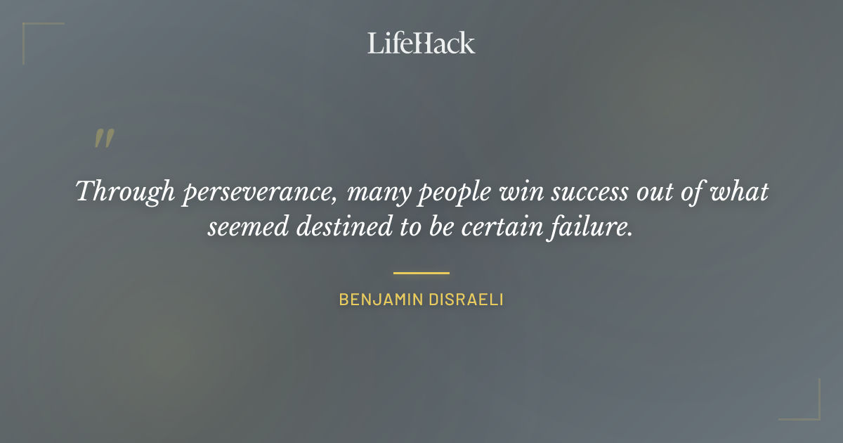 Quote by Benjamin Disraeli