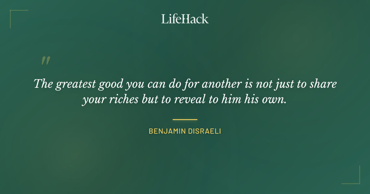 Quote by Benjamin Disraeli