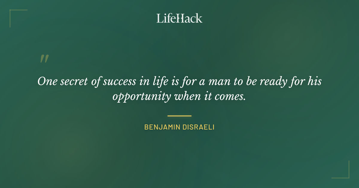 Quote by Benjamin Disraeli
