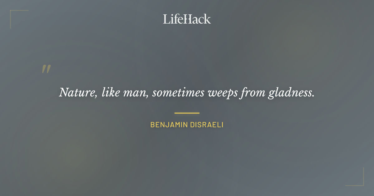 Quote by Benjamin Disraeli