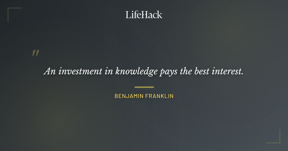 Quote by Benjamin Franklin