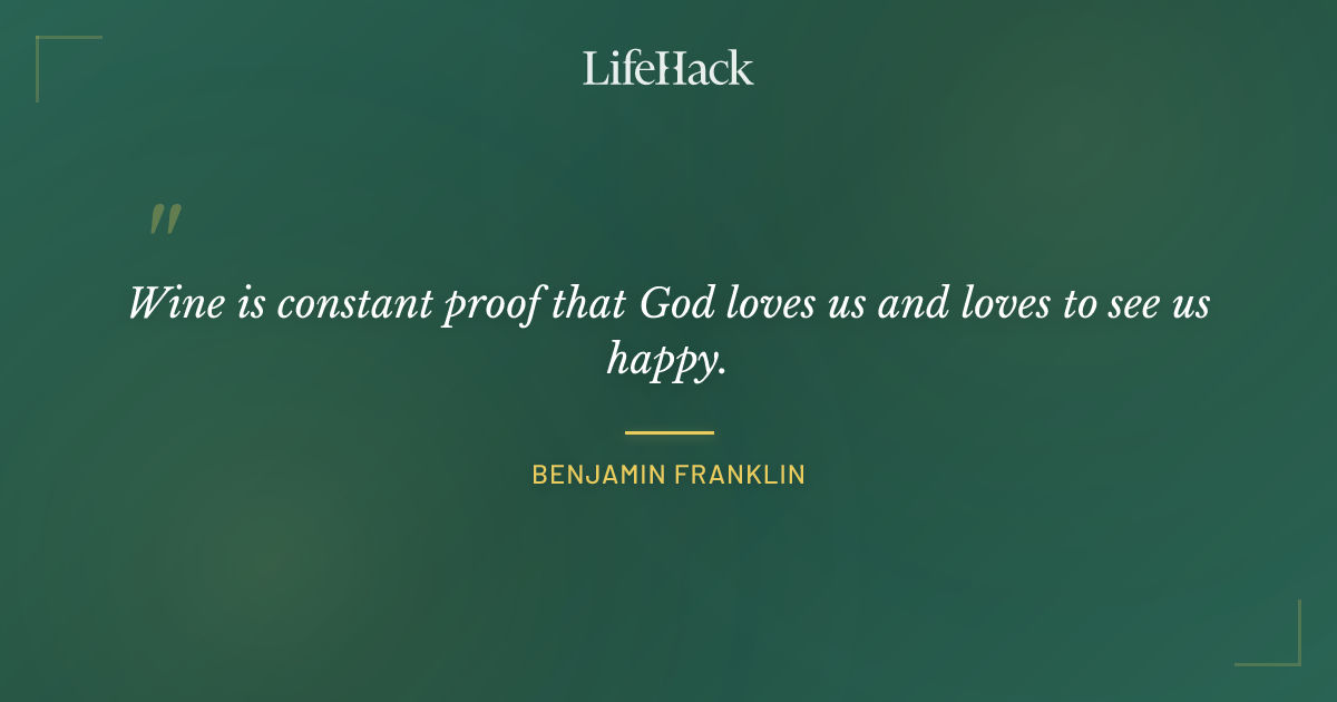 Quote by Benjamin Franklin