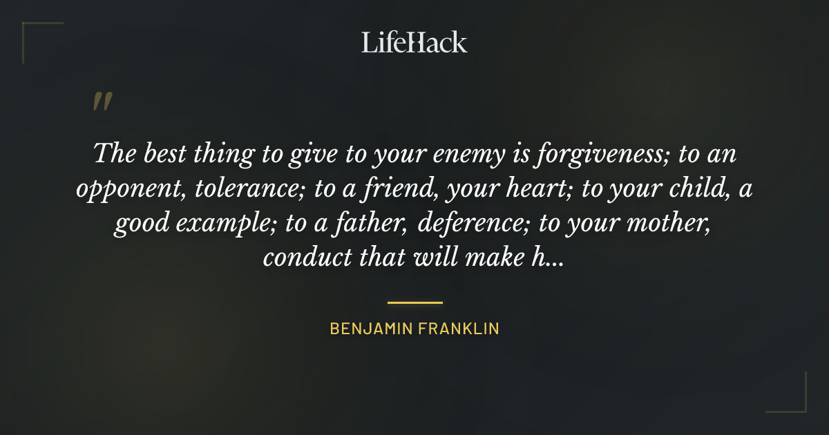 Quote by Benjamin Franklin