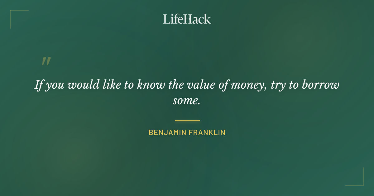 Quote by Benjamin Franklin