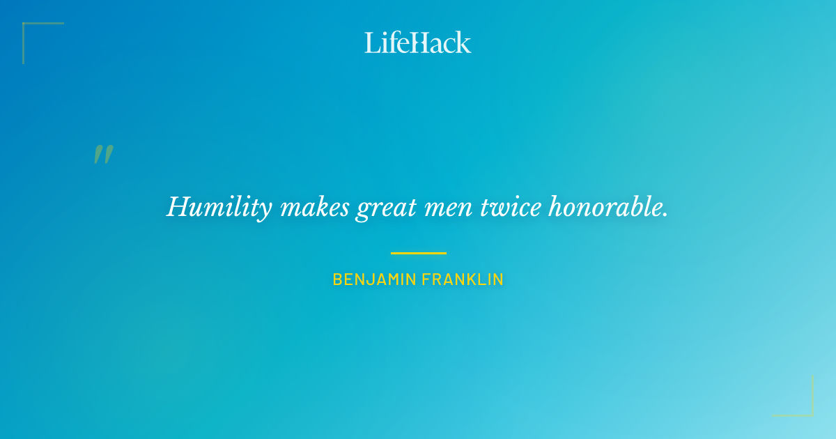 Quote by Benjamin Franklin
