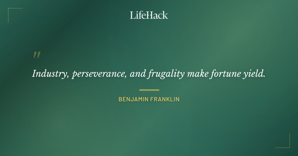 Quote by Benjamin Franklin
