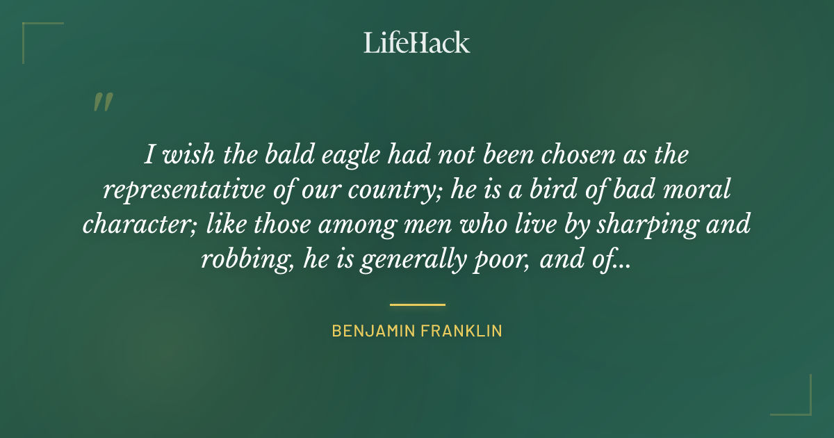 Quote by Benjamin Franklin