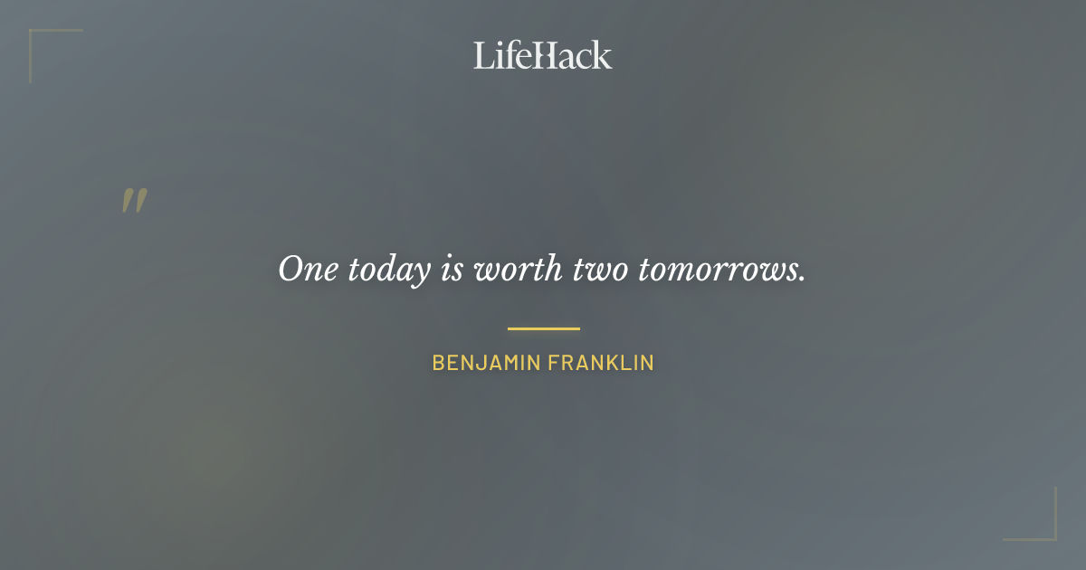 Quote by Benjamin Franklin