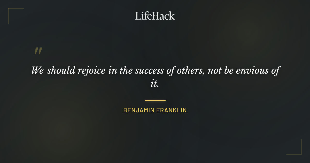 Quote by Benjamin Franklin