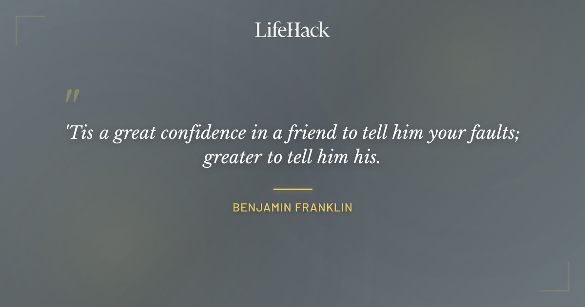 Quote by Benjamin Franklin