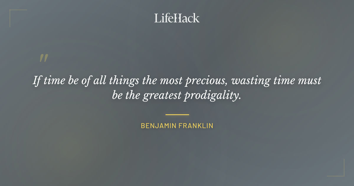 Quote by Benjamin Franklin