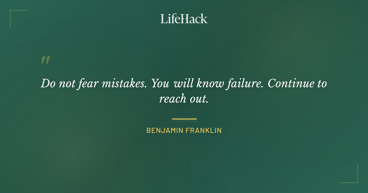 Quote by Benjamin Franklin