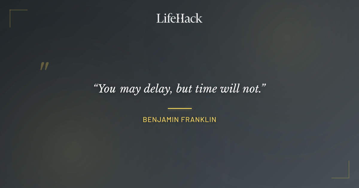 Quote by Benjamin Franklin