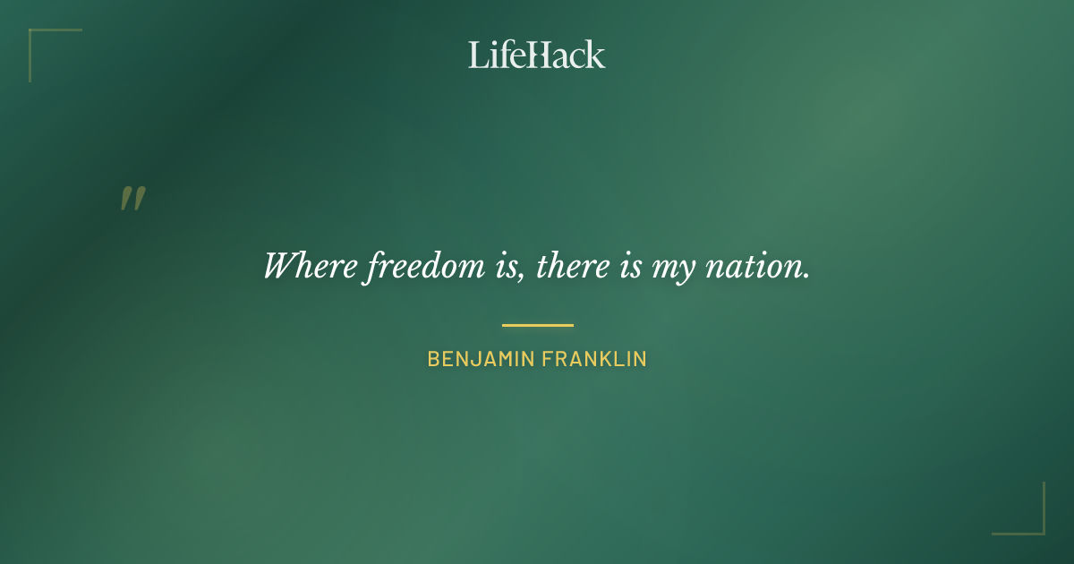 Quote by Benjamin Franklin