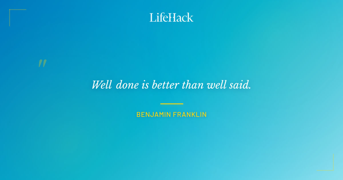 Quote by Benjamin Franklin