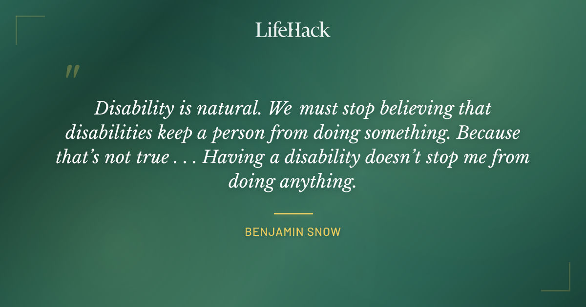 Quote by Benjamin Snow