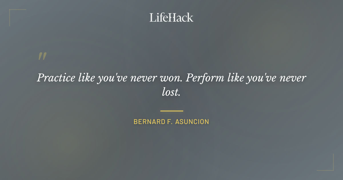 Quote by Bernard F. Asuncion