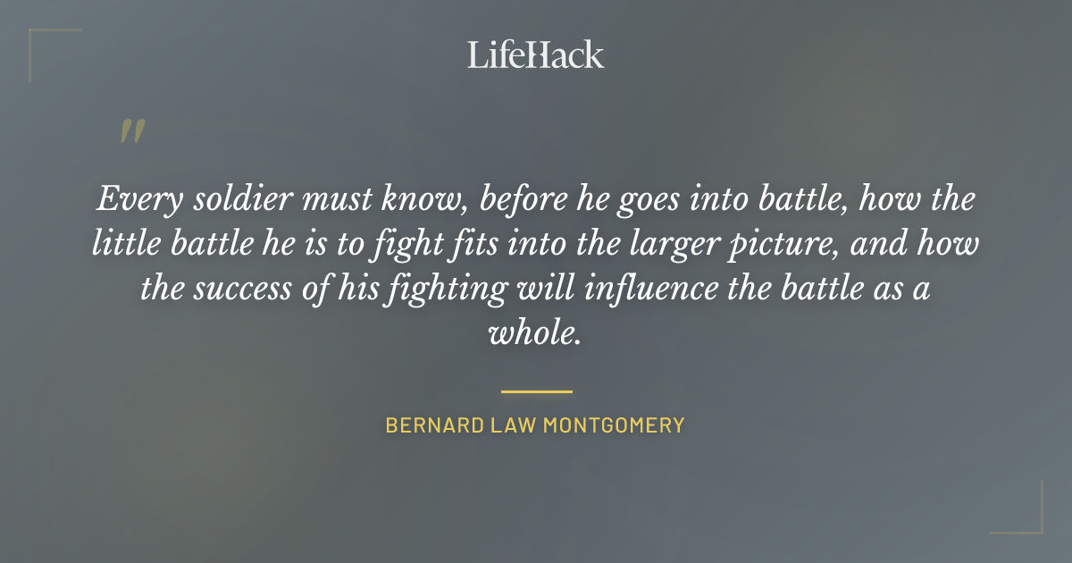 Quote by Bernard Law Montgomery