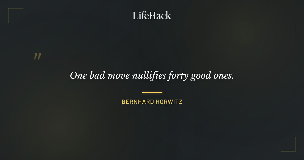Quote by Bernhard Horwitz