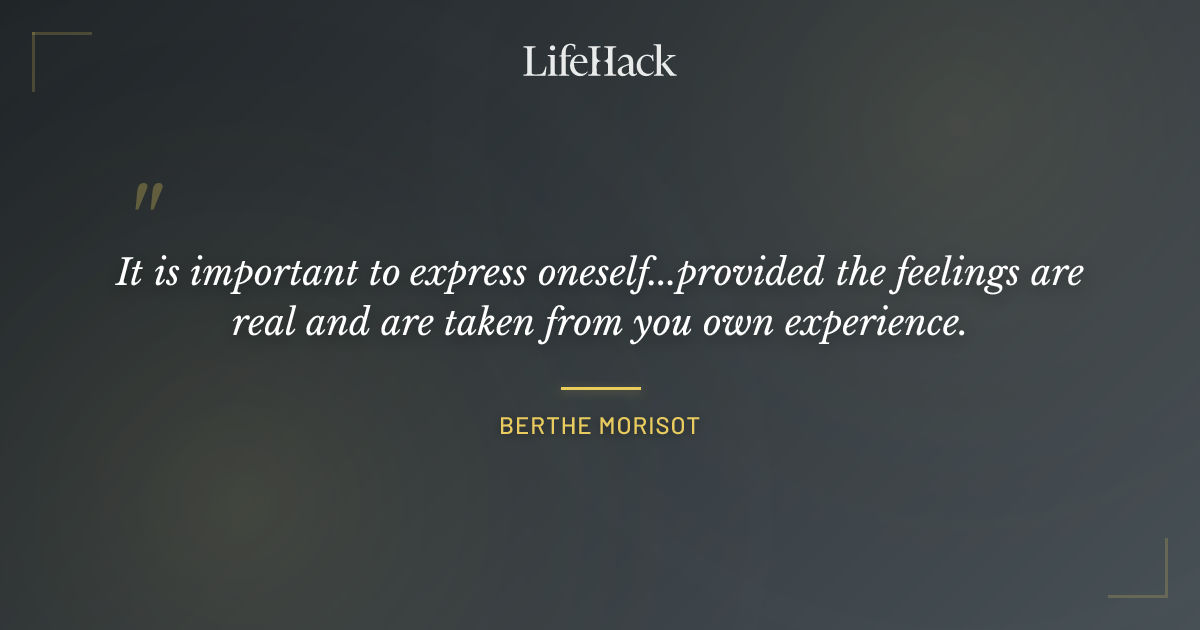Quote by Berthe Morisot