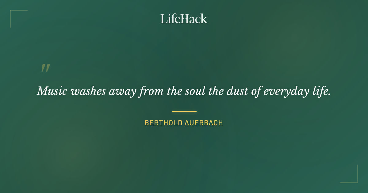 Quote by Berthold Auerbach