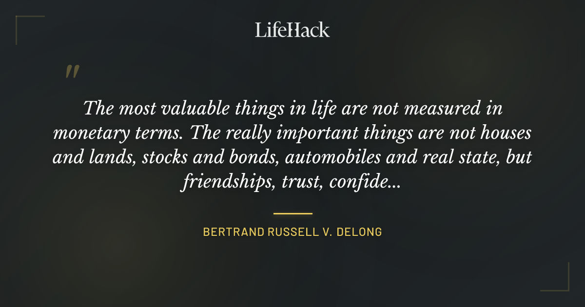 Quote by Bertrand Russell V. Delong