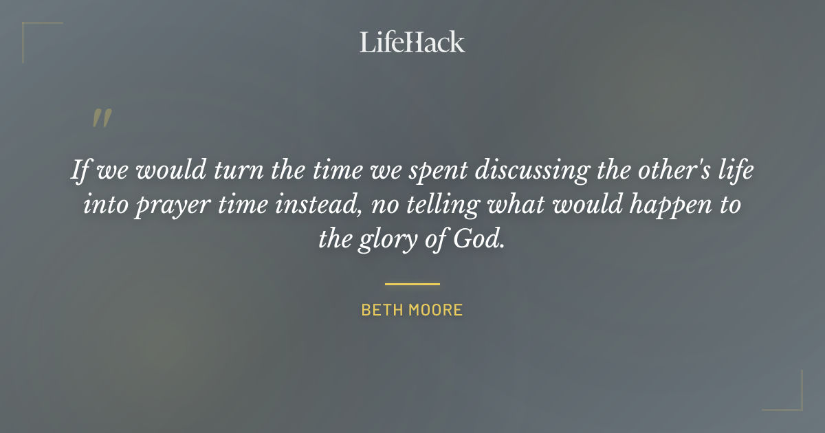 Quote by Beth Moore