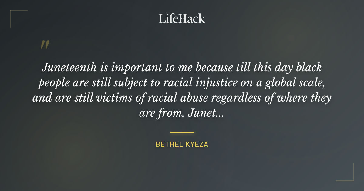 Quote by Bethel Kyeza