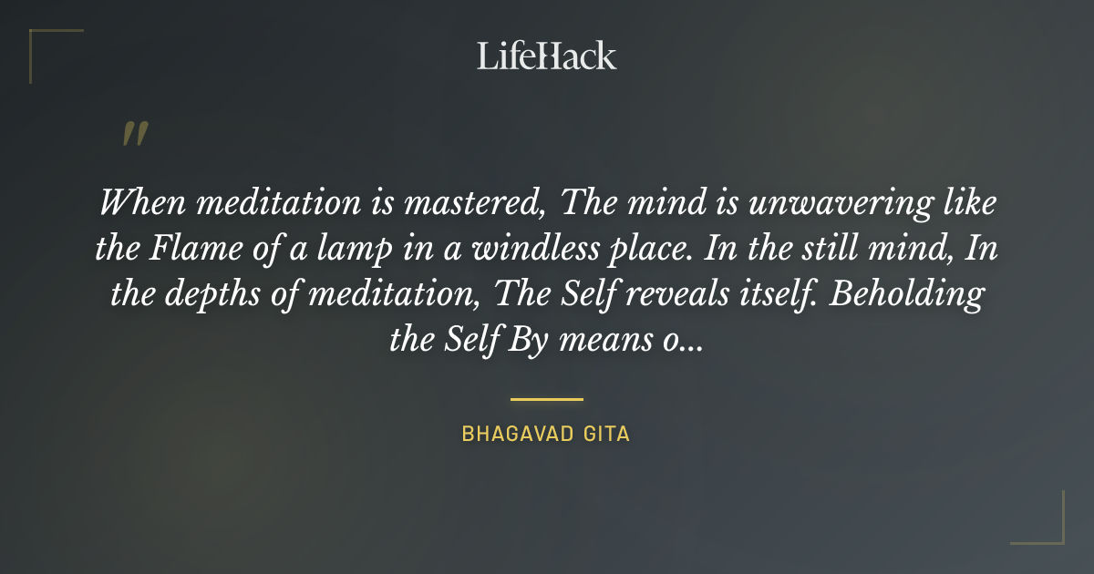 Quote by Bhagavad Gita