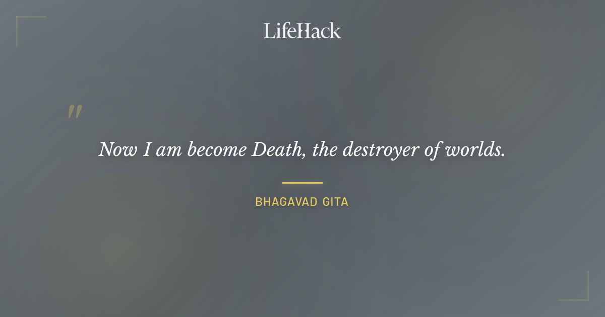 Quote by Bhagavad Gita