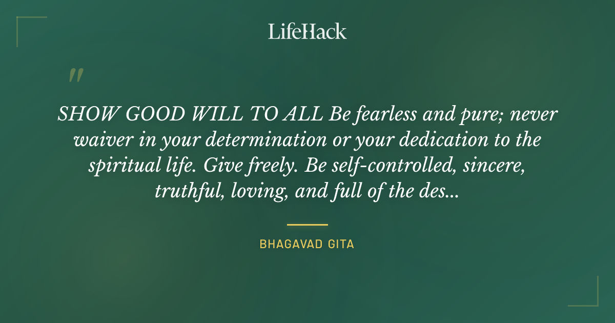 Quote by Bhagavad Gita