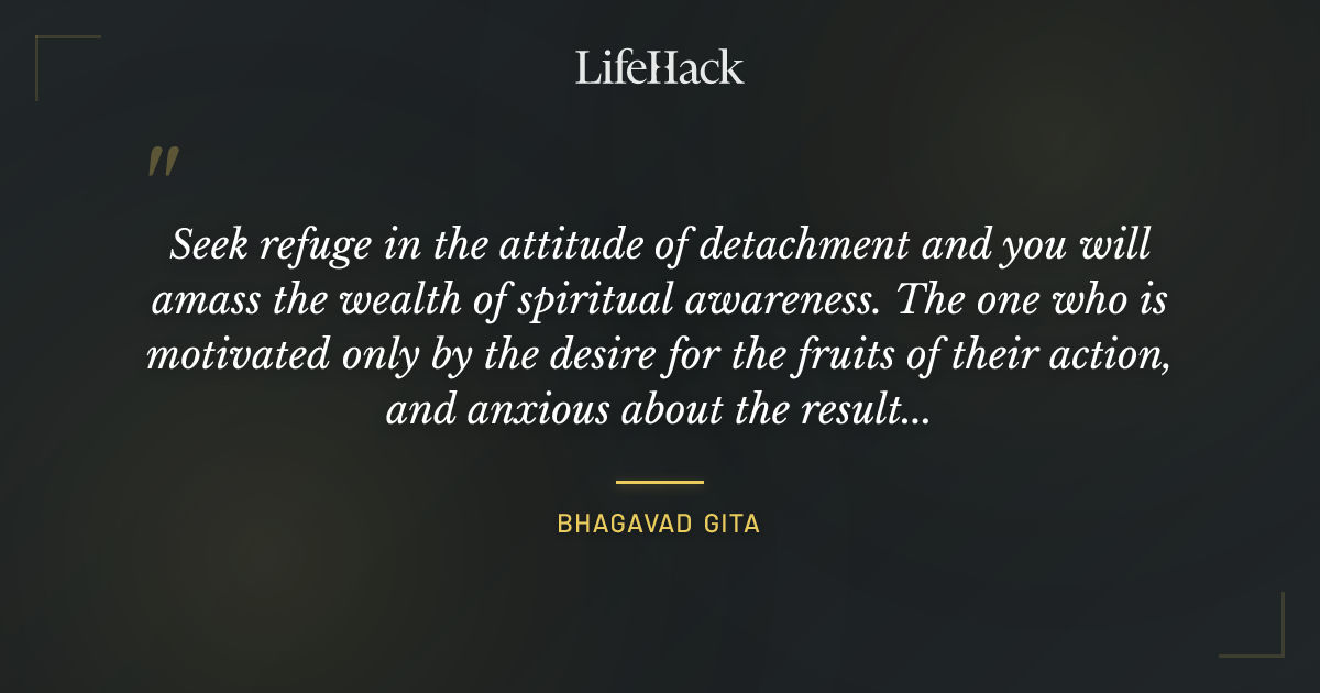 Quote by Bhagavad Gita