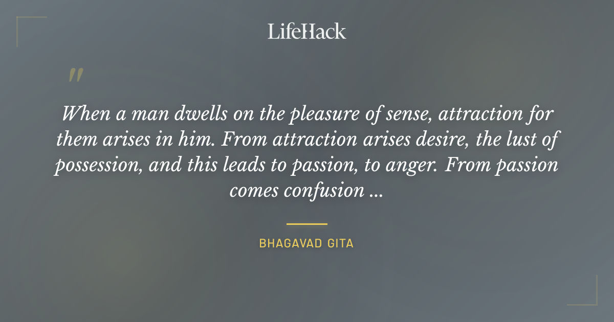 Quote by Bhagavad Gita