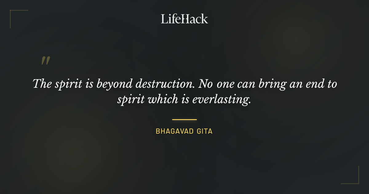 Quote by Bhagavad Gita