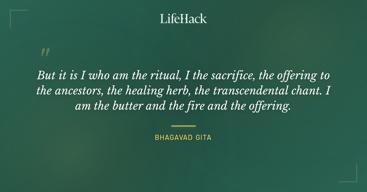 Quote by Bhagavad Gita