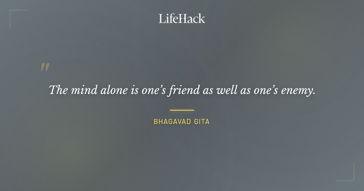 Quote by Bhagavad Gita