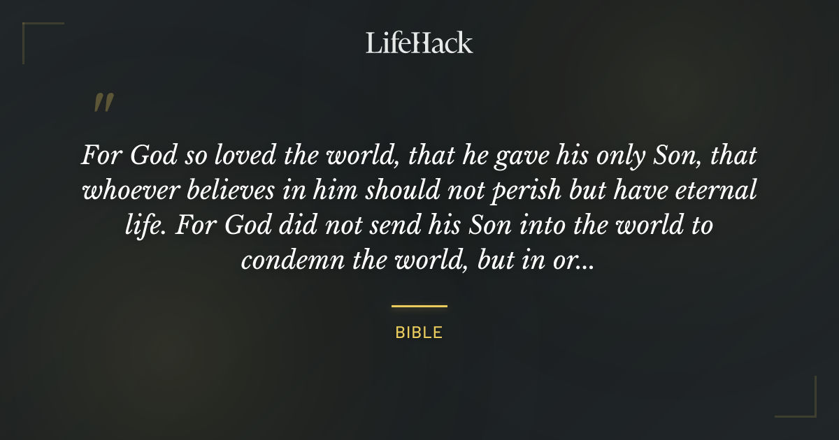 Quote by Bible
