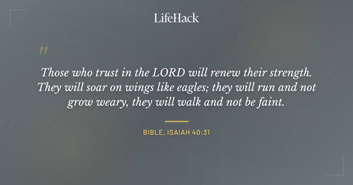 Quote by Bible, Isaiah 40:31