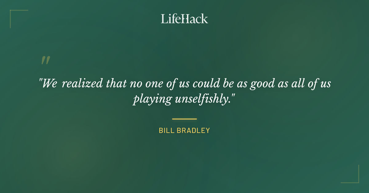 Quote by Bill Bradley