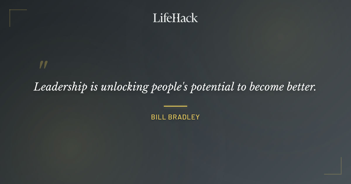 Quote by Bill Bradley