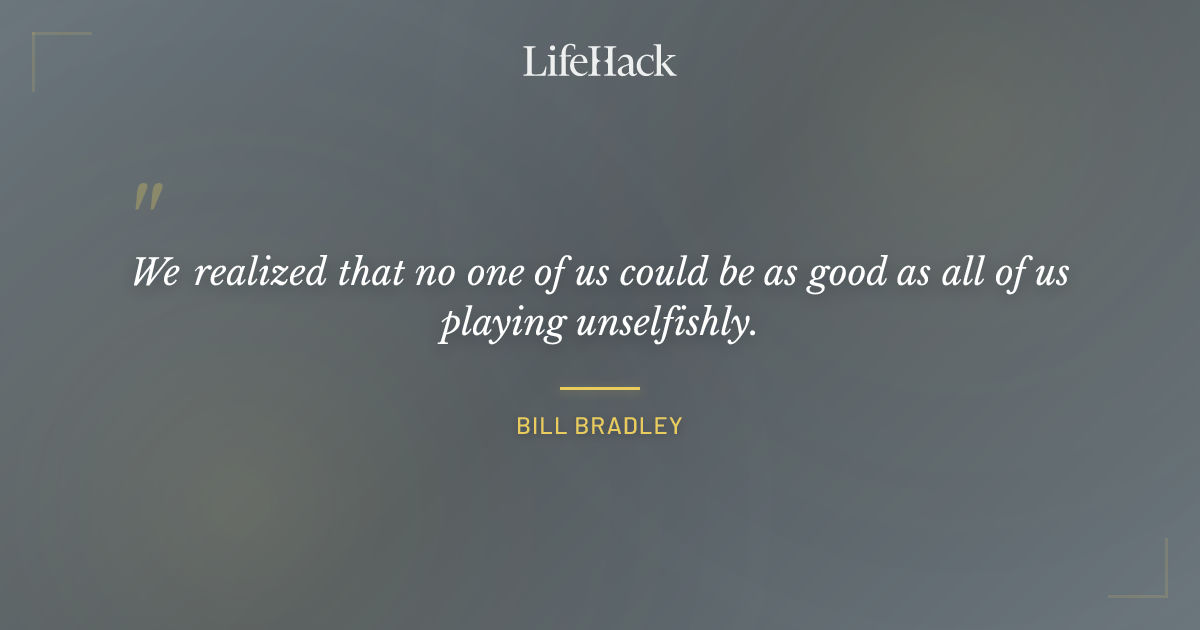 Quote by Bill Bradley