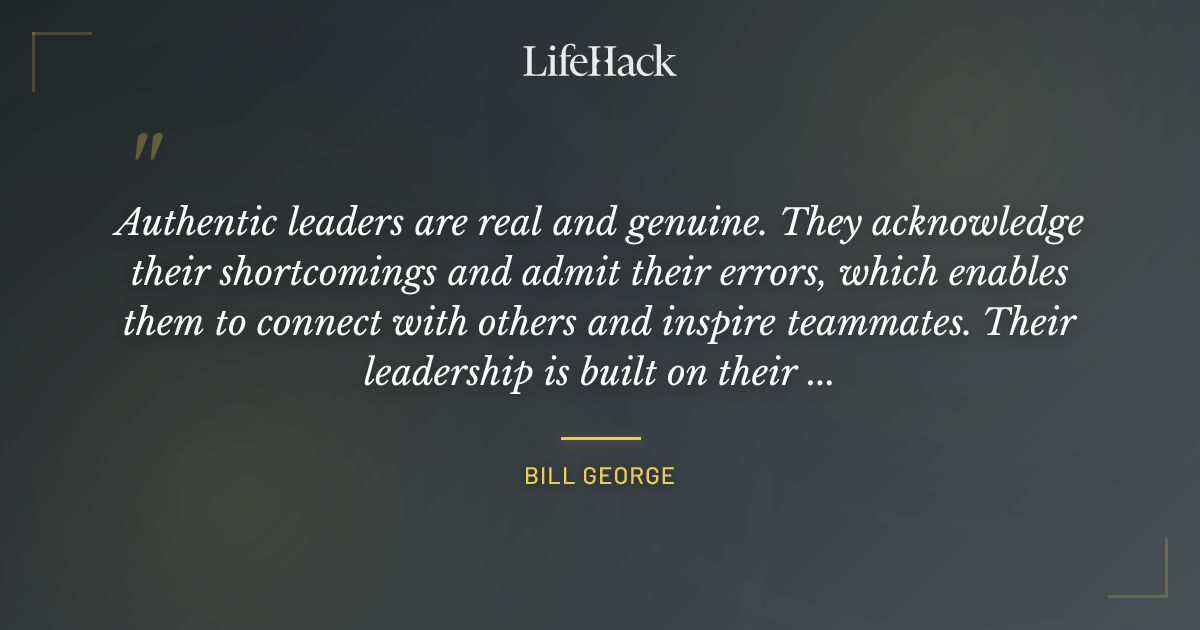 Quote by Bill George