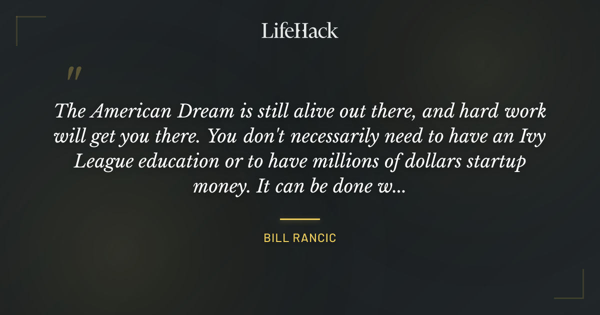 Quote by Bill Rancic